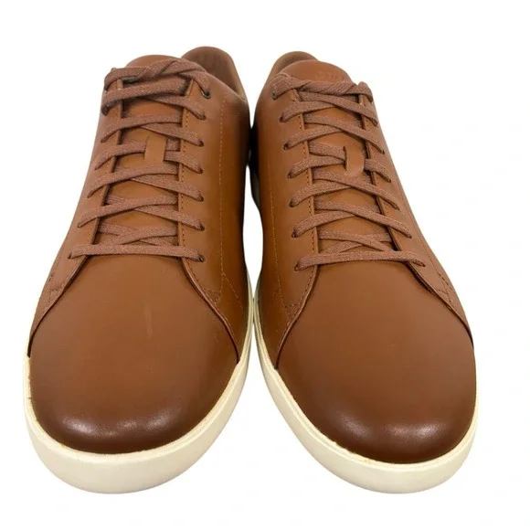 Cole Haan Men's Grand Crosscourt II Sneaker Cognac Brown Leather Casual Sz 13 - Picture 7 of 12